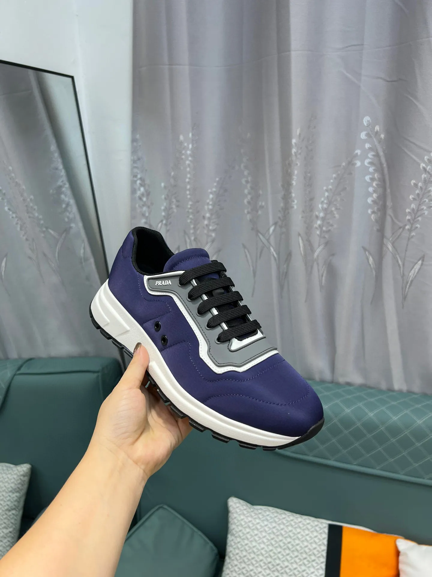 Men's shoes 💰540 PRADA "Prada" casual shoes Regular size: 38-44 (45 can be customized) Product material: Selected cowhide material, genuine leather lining, original outsole